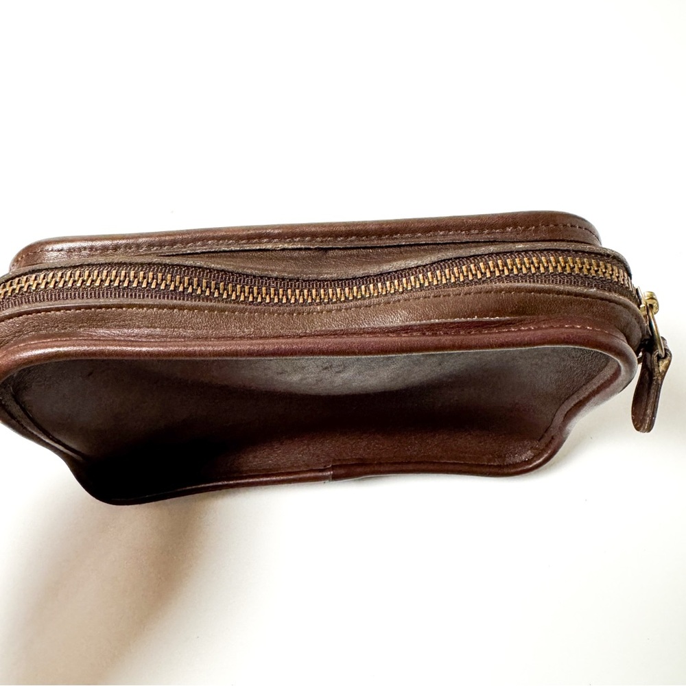 Vintage Coach Carnival Dark Brown Leather Bag 9925 (Missing Strap) - Picture 5 of 8